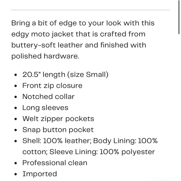 Moto Jacket - Picture 5 of 5